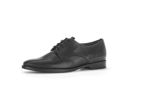 Gabor Damen Businessschuhe | Frauen Schnürschuhe | Moderate Mehrweite (G) | elegant | Schnuerschuhe | Schnuerer | Schnuerung | schwarz | 41 EU - 7.5 UK von Gabor