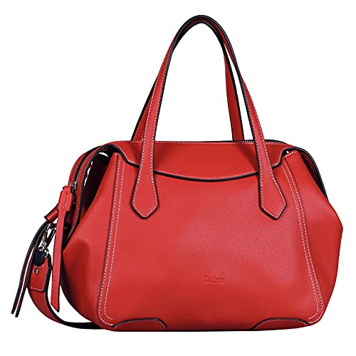 Gabor Damen Camille Shopper, mid red, Zip L von Gabor