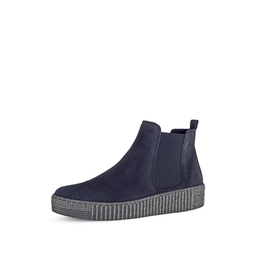 Gabor Damen Chelsea Boots, Frauen Stiefeletten,Best Fitting,Schlupfstiefel,Stiefel,Bootee,Booties,halbstiefel,Ocean (anthrazit),37.5 EU / 4.5 UK von Gabor