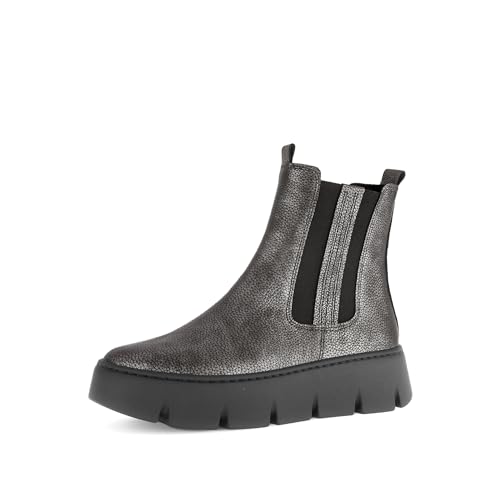 Gabor Damen Chelsea Boots, Frauen Stiefeletten,Best Fitting,Stiefel,Bootee,Booties,halbstiefel,Kurzstiefel,Grey (schwarz),38.5 EU / 5.5 UK von Gabor