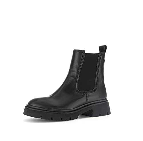 Gabor Damen Chelsea Boots, Frauen Stiefeletten,Best Fitting,halbstiefel,Kurzstiefel,uebergangsschuhe,uebergangsstiefel,schwarz,37 EU / 4 UK von Gabor