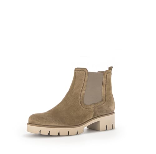 Gabor Damen Chelsea Boots, Frauen Stiefeletten,Wechselfußbett,Best Fitting,kurzstiefel,uebergangsschuhe,farro(panna),40 EU / 6.5 UK von Gabor