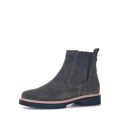 Gabor Damen Chelsea Boots, Frauen Stiefeletten,Wechselfußbett,Moderate Mehrweite (G),uebergangsstiefel,flach,bosco (Micro),40 EU / 6.5 UK von Gabor