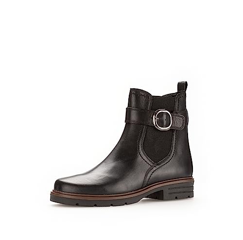 Gabor Damen Chelsea Boots | Frauen Stiefeletten | Wechselfußbett | Best Fitting | uebergangsstiefel | warm | schwarz (Ra.cogn.) | 37.5 EU - 4.5 UK von Gabor