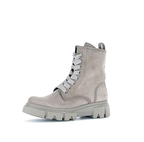 Gabor Damen Combat Boots, Frauen Stiefeletten,Wechselfußbett,Best Fitting,winterstiefel,winterschuhe,gefüttert,fango (fumo),40 EU / 6.5 UK von Gabor