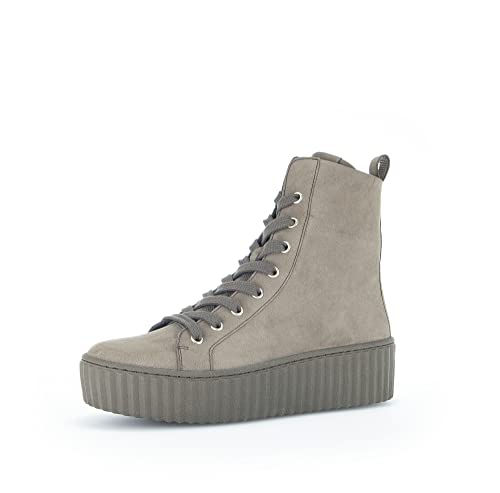 Gabor Damen Combat Boots, Frauen Stiefeletten,Wechselfußbett,Best Fitting,uebergangsstiefel,schnürstiefel,Stiefel,Oliv (Uni),38 EU / 5 UK von Gabor