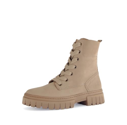 Gabor Damen Combat Boots, Frauen Stiefeletten,schnürstiefel,Stiefel,Bootee,Booties,halbstiefel,Kurzstiefel,Silk (Micro),44 EU / 9.5 UK von Gabor