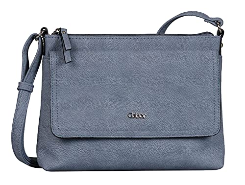 Gabor bags DINA Damen Umhängetasche M, mid blue, 25,5x4x18,5 von Gabor