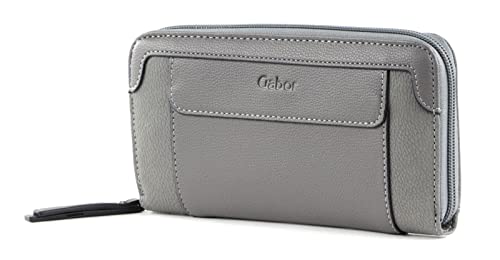 Gabor bags ELLY Damen Geldbörse one size, mid grey, 20x2,5x10,5 von Gabor