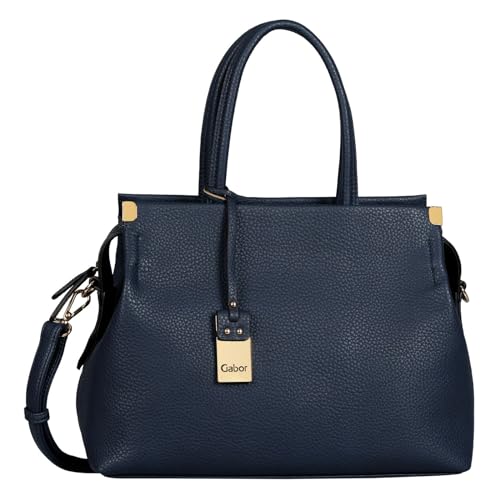 Gabor bags Gela Damen Shopper Umhängetasche Reißverschluss Mittelgroß Blau von Gabor