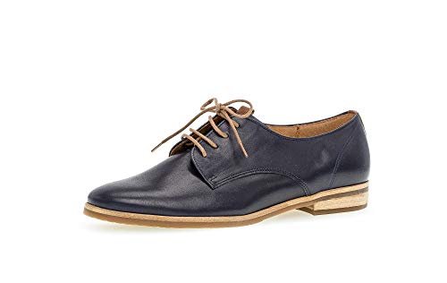 Gabor Damen Halbschuhe, Frauen Schnürschuhe,Moderate Mehrweite (G),straßenschuhe,Strassenschuhe,Midnight/Peanut,40 EU / 6.5 UK von Gabor