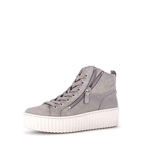 Gabor Damen High-Top Sneaker, Frauen Halbschuhe,Wechselfußbett,Sportschuhe,Freizeitschuhe,Turnschuhe,Laufschuhe,Mauve (lightrose),37 EU / 4 UK von Gabor