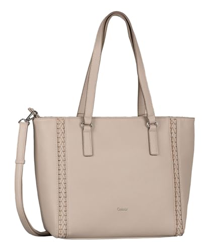 Gabor bags , JOLENE, Damen, Shopper, M, beige, 40x15x28cm von Gabor