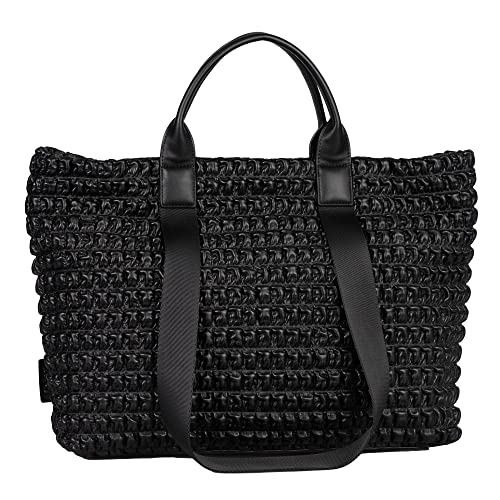 Gabor bags , KARI, Damen, Reißverschluss Tragetasche, L, schwarz, 47x12x30cm von Gabor