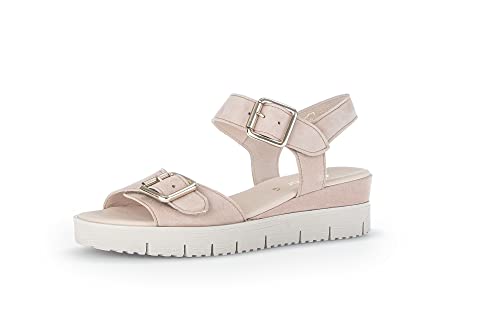 Gabor Damen Keilsandalen, Frauen Sandalen,Best Fitting,sommerschuhe,freizeitschuhe,offene schuhe,strandschuhe,keilabsatz,rouge,39 EU / 6 UK von Gabor