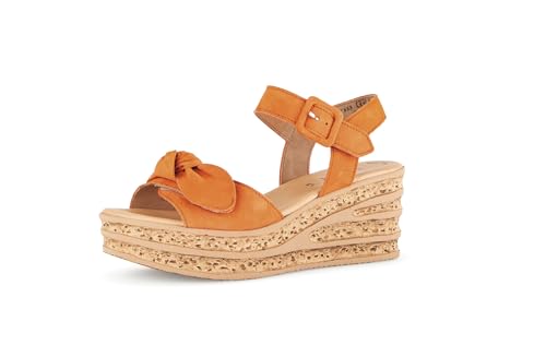 Gabor Damen Keilsandalen, Frauen Sandalen,keilsandaletten,keilabsatz,wedge-heel,hoch,sommerschuhe,freizeitschuhe,clementine,36 EU / 3.5 UK von Gabor