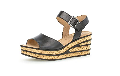 Gabor Damen Keilsandalen, Frauen Sandaletten,Best Fitting,Freizeitschuhe,offene Schuhe,Strandschuhe,Keilsandaletten,hoch,schwarz,41 EU / 7.5 UK Gabor Damen Keilsandalen, Frauen Sandaletten,Best Fitting,Freizeitschuhe,offene Schuhe,Strandschuhe,Keilsandaletten,hoch,schwarz,41 EU / 7.5 UK von Gabor