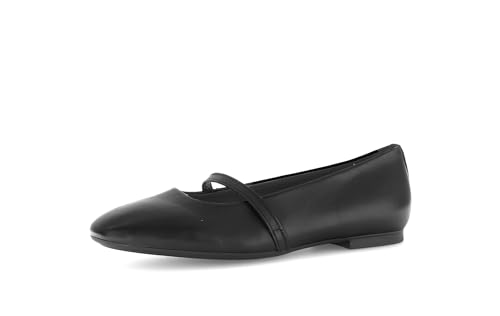 Gabor Damen Klassische Ballerinas, Frauen Flats,Ballerina-Schuhe,Ballett-Schuhe,Ballet-Flats,Ausgehschuhe,Abendschuhe,schwarz,40 EU / 6.5 UK von Gabor