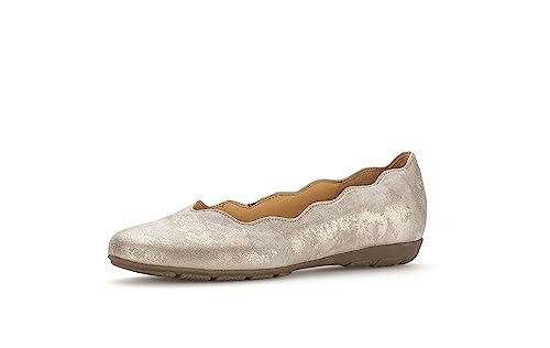 Gabor Damen Klassische Ballerinas, Frauen Flats,Ballerina-Schuhe,Ballett-Schuhe,Ballet-Flats,Ballerinen,Pumps,Halbschuhe,Muschel,38 EU / 5 UK von Gabor