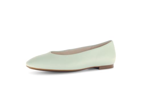 Gabor Damen Klassische Ballerinas, Frauen Flats,Ballerina-Schuhe,Ballett-Schuhe,Ballet-Flats,flach,Ausgehschuhe,Abendschuhe,Mint,40 EU / 6.5 UK von Gabor
