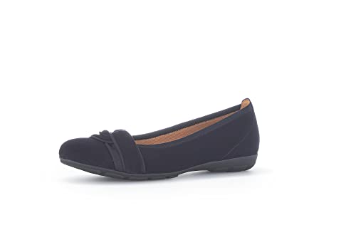 Gabor Damen Klassische Ballerinas, Frauen Flats,Ballerinen,Pumps,Halbschuhe,Sommerschuhe,Slipper,Ballerina-Schuhe,flach,Atlantik,42.5 EU / 8.5 UK von Gabor