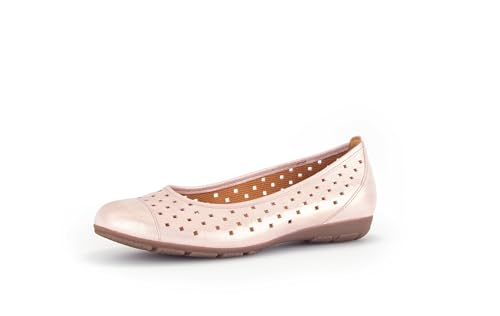 Gabor Damen Klassische Ballerinas, Frauen Flats,Ballerinen,Pumps,Halbschuhe,Sommerschuhe,Slipper,Ballerina-Schuhe,flach,Rose,40 EU / 6.5 UK von Gabor