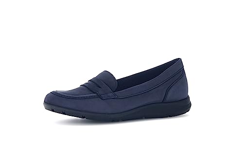 Gabor Damen Klassische Ballerinas, Frauen Flats,Ballet-Flats,Ballerinen,Halbschuhe,Sommerschuhe,Slipper,Ausgehschuhe,Blue,42 EU / 8 UK von Gabor