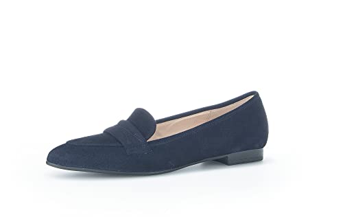 Gabor Damen Klassische Ballerinas, Frauen Flats,Ballet-Flats,Ballerinen,Pumps,Halbschuhe,Sommerschuhe,Slipper,Abendschuhe,Atlantik,40 EU / 6.5 UK von Gabor