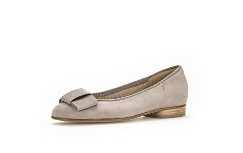 Gabor Damen Klassische Ballerinas, Frauen Flats,Ballet-Flats,Ballerinen,Pumps,Halbschuhe,Sommerschuhe,Slipper,Ausgehschuhe,leinen,36 EU / 3.5 UK von Gabor