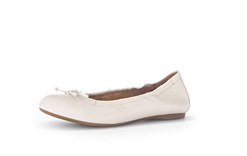 Gabor Damen Klassische Ballerinas, Frauen Flats,Best Fitting,Ballett-Schuhe,Ballet-Flats,Ausgehschuhe,Abendschuhe,Panna (Kork),41 EU / 7.5 UK von Gabor