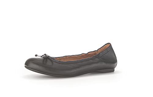 Gabor Damen Klassische Ballerinas, Frauen Flats,Best Fitting,Slip-ons,klassisch elegant,Schleife,Ballerinen,Pumps,schwarz (Kork),37.5 EU / 4.5 UK von Gabor