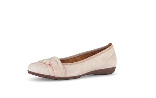 Gabor Damen Klassische Ballerinas, Frauen Flats,Halbschuhe,Sommerschuhe,Slipper,Ballerina-Schuhe,Ballett-Schuhe,flach,Rouge/Rose,40 EU / 6.5 UK von Gabor