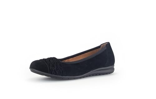 Gabor Damen Klassische Ballerinas, Frauen Flats,Leichte Mehrweite (G),Ballerina-Schuhe,Ballett-Schuhe,Ballet-Flats,flach,schwarz,36 EU / 3.5 UK von Gabor