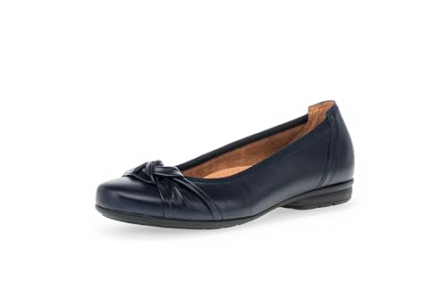 Gabor Damen Klassische Ballerinas, Frauen Flats,Leichte Mehrweite (G),flach,klassisch elegant,Night,37.5 EU / 4.5 UK von Gabor