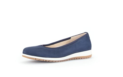 Gabor Damen Klassische Ballerinas, Frauen Flats,Moderate Mehrweite (G),Abendschuhe,Slip-ons,Freizeitschuhe,sportlich,Pumps,Blue,40 EU / 6.5 UK von Gabor