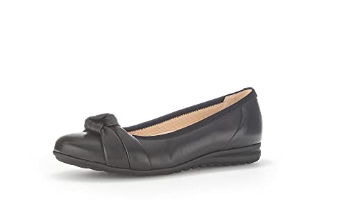 Gabor Damen Klassische Ballerinas, Frauen Flats,Moderate Mehrweite (G),Abendschuhe,Slip-ons,klassisch elegant,Ballerinen,schwarz,38 EU / 5 UK von Gabor