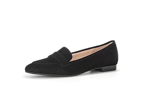 Gabor Damen Klassische Ballerinas, Frauen Flats,Pumps,Halbschuhe,Sommerschuhe,Slipper,Ausgehschuhe,Abendschuhe,Slip-ons,schwarz,38 EU / 5 UK von Gabor