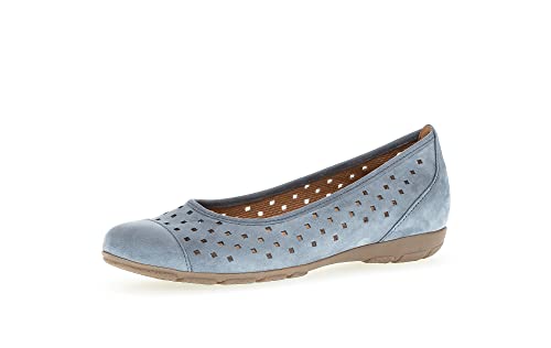 Gabor Damen Klassische Ballerinas, Frauen Flats,Pumps,Halbschuhe,Sommerschuhe,Slipper,Ballerina-Schuhe,Ballett-Schuhe,flach,Jeans,41 EU / 7.5 UK von Gabor