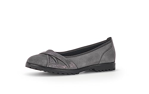 Gabor Damen Klassische Ballerinas, Frauen Flats,Pumps,Halbschuhe,Sommerschuhe,Slipper,Ballerina-Schuhe,Ballett-Schuhe,flach,Soil,40.5 EU / 7 UK von Gabor