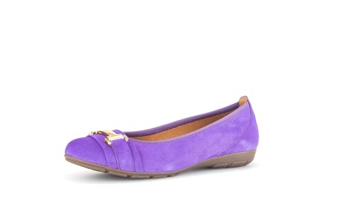 Gabor Damen Klassische Ballerinas, Frauen Flats,Sommerschuhe,Slipper,Ballerina-Schuhe,Ballett-Schuhe,Ballet-Flats,Violetta (Gold),37 EU / 4 UK von Gabor