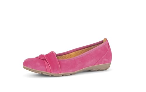 Gabor Damen Klassische Ballerinas, Frauen Flats,flach,Ausgehschuhe,Abendschuhe,Slip-ons,klassisch elegant,Ballerinen,Pumps,pink,37 EU / 4 UK von Gabor