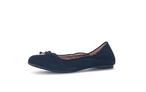 Gabor Damen Klassische Ballerinas, Frauen Flats,flach,Ballerinen,Pumps,Halbschuhe,Sommerschuhe,Slipper,Ausgehschuhe,schwarz (Kork),38 EU / 5 UK von Gabor