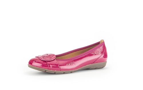 Gabor Damen Klassische Ballerinas, Frauen Flats,klassisch elegant,Ballerinen,Halbschuhe,Sommerschuhe,Slipper,Ballerina-Schuhe,pink,37 EU / 4 UK von Gabor