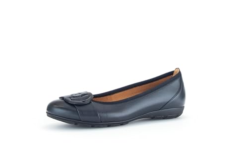 Gabor Damen Klassische Ballerinas, Frauen Flats,klassisch elegant,Ballerinen,Pumps,Halbschuhe,Sommerschuhe,Slipper,flach,Midnight,35 EU / 2.5 UK von Gabor