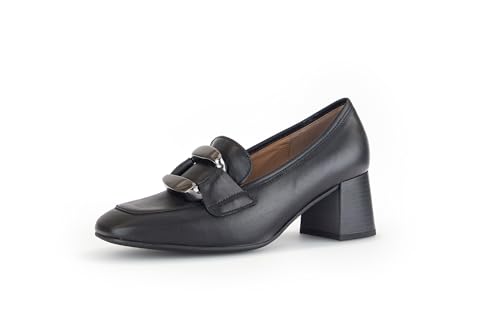 Gabor Damen Klassische Pumps, Frauen Absatzschuhe,Ausgehschuhe,Abendschuhe,Court Shoes,stöckelschuhe,festlich,schwarz(Altsilber),38.5 EU / 5.5 UK von Gabor