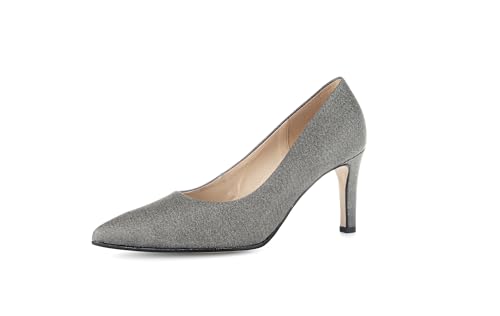 Gabor Damen Klassische Pumps, Frauen Absatzschuhe,Court Shoes,stöckelschuhe,Businessschuhe,büro,Office,elegant,Heels,Argento,38 EU / 5 UK von Gabor