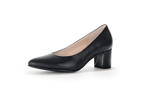 Gabor Damen Klassische Pumps, Frauen Absatzschuhe,Court Shoes,stöckelschuhe,Businessschuhe,büro,Office,elegant,Heels,schwarz,44.5 EU / 10 UK von Gabor