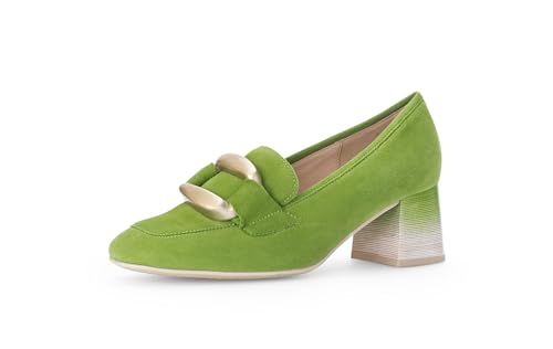 Gabor Damen Klassische Pumps, Frauen Absatzschuhe,Court Shoes,stöckelschuhe,Trachtenschuhe,festlich,Dirndl,gr.Green(Gold matt),41 EU / 7.5 UK von Gabor