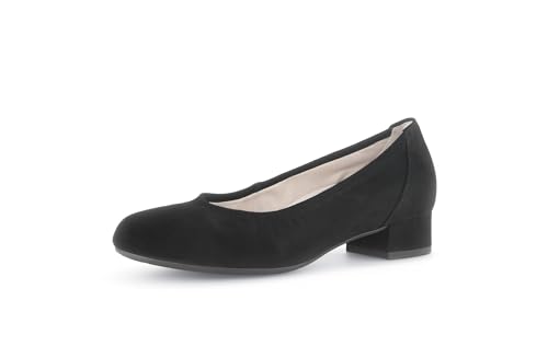 Gabor Damen Klassische Pumps, Frauen Absatzschuhe,Leichte Mehrweite (G),Ausgehschuhe,Abendschuhe,Court Shoes,schwarz (A.OBL),40 EU / 6.5 UK von Gabor