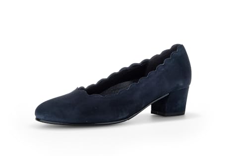 Gabor Damen Klassische Pumps, Frauen Absatzschuhe,Leichte Mehrweite (G),Heels,hochhackige Schuhe,Ausgehschuhe,Dark-Blue (A.OBL),41 EU / 7.5 UK von Gabor